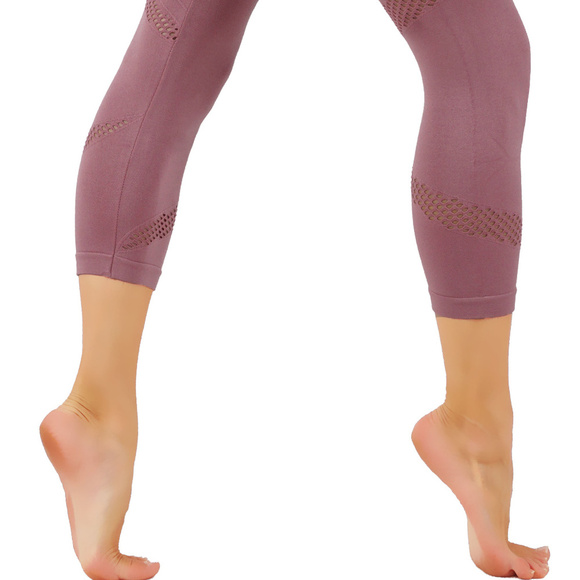 Sexy seamless 7/8 mesh leggings - Picture 3 of 5